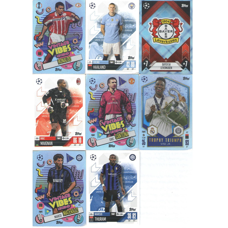 اسباب بازی شانسی مدل Match Attax بسته 8 عددی