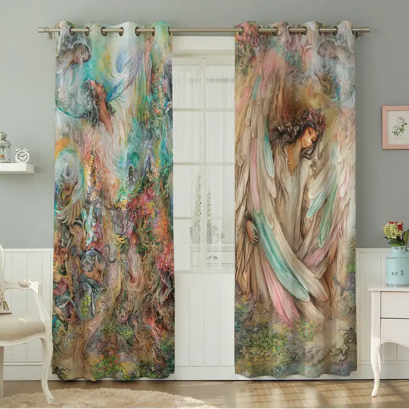 پرده نیروانا طرح مدرن مدل مخمل کد 8404سایز 140×280 سانتی متر