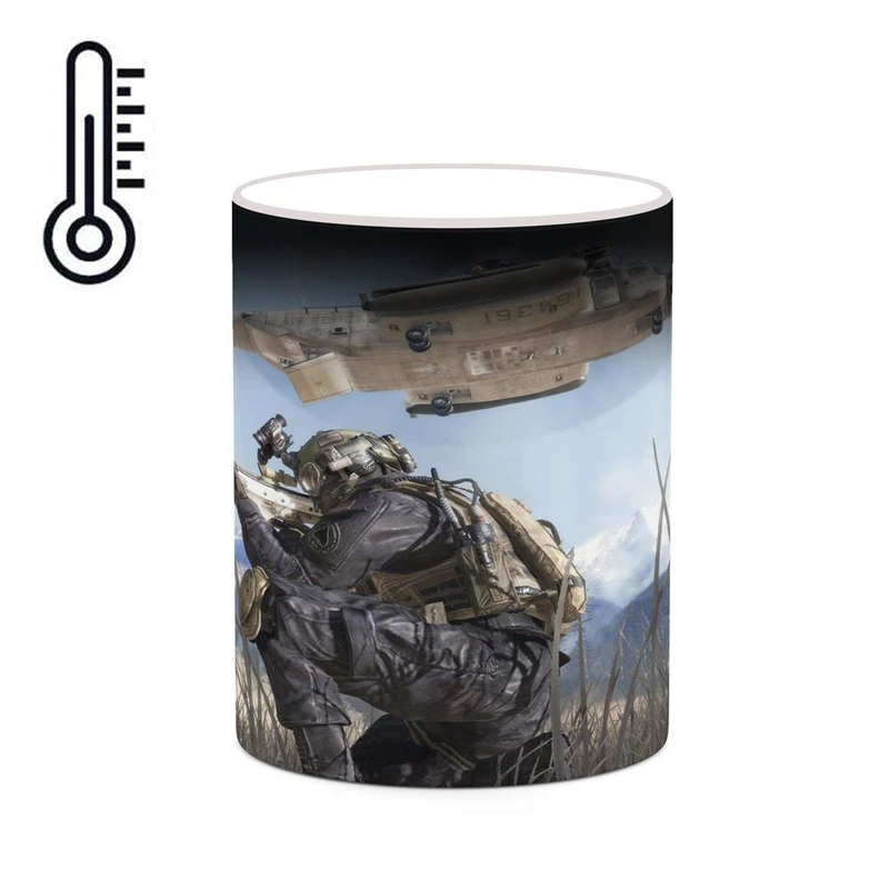 ماگ حرارتی کاکتی مدل بازی Call Of Duty 4ː Modern Warfare کد mgh27820