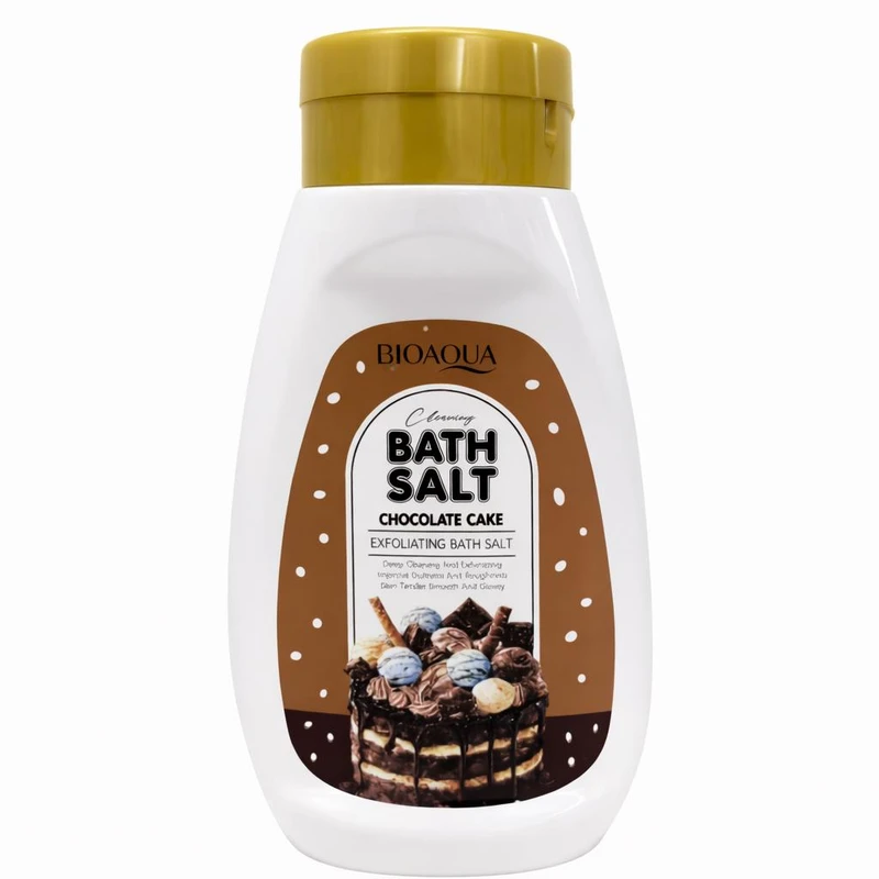 نمک حمام بایو آکوا مدل شکلات مناسب برای انواع پوست وزن 430 گرم