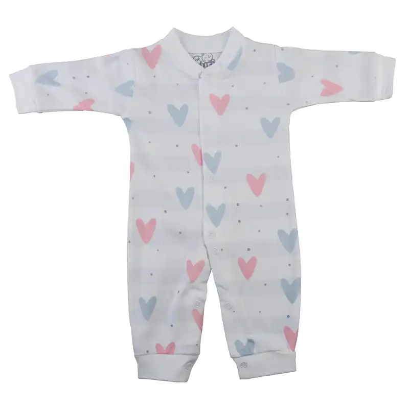 ست سرهمی و کلاه نوزادی مدل سه قلب