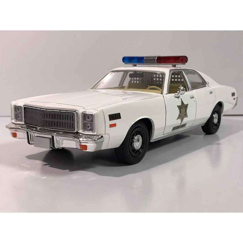 ماکت ماشین گرینلایت مدل پلیس کلاسیک طرح PLYMOUTH FURY Police