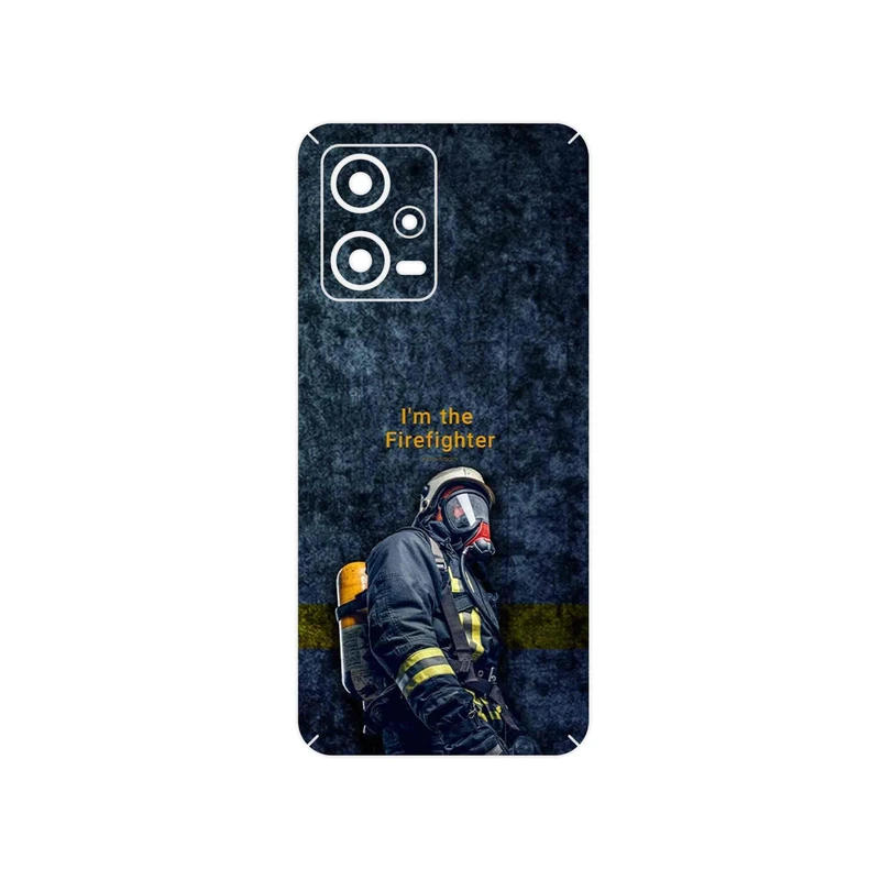 برچسب پوششی ماهوت مدل Firefighter مناسب برای گوشی موبایل شیائومی Redmi Note 12 5G