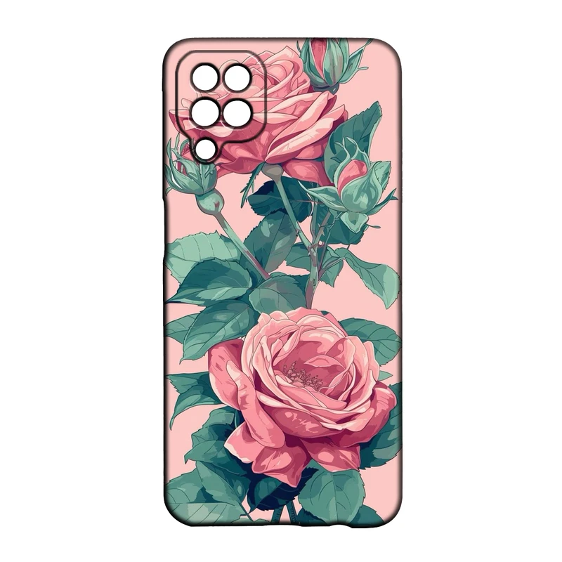 کاور طرح گل کد 326 مناسب برای گوشی موبایل سامسونگ Galaxy A12 / M12 / F12
