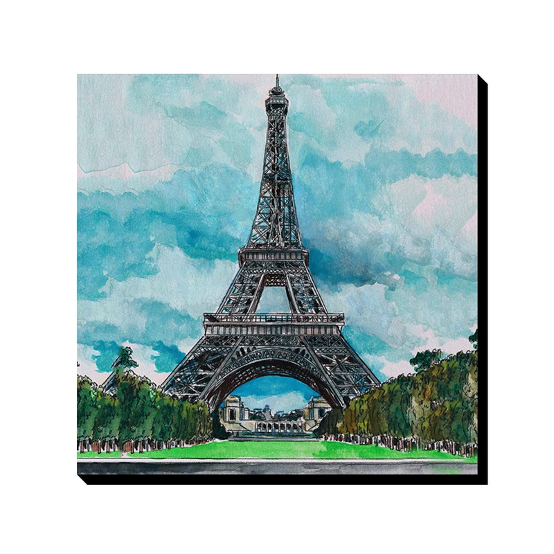 تابلو شاسی ترمه طراحان ایده مدل برج ایفل کد cfp1004