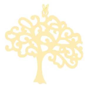 آویز گردنبند طلا 18 عیار زنانه الن نار مدل ELN3767