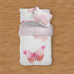 سرویس خواب مدوپد طرح پروانه مدل PAT00084 یک نفره 4 تکه