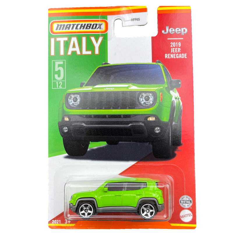 ماکت ماشین مچ باکس مدل 2019 JEEP RENEGADE