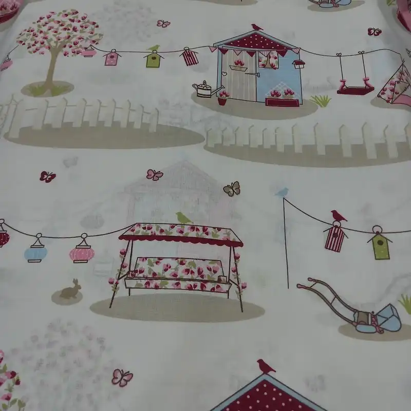 پارچه ملحفه مدل کودک طرح هپی گاردن