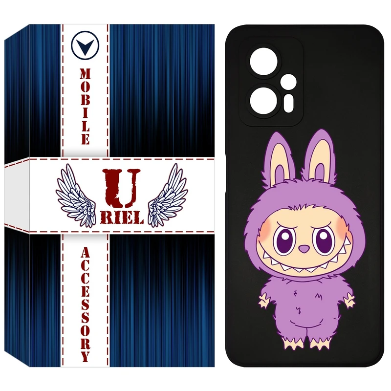 کاور یوریل قاب مدل KSH کد 150 طرح عروسک لبوبو مناسب برای گوشی موبایل شیائومی Poco X4 GT