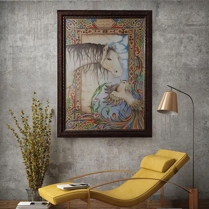 تابلو نقاشی مدادرنگی مدل 282