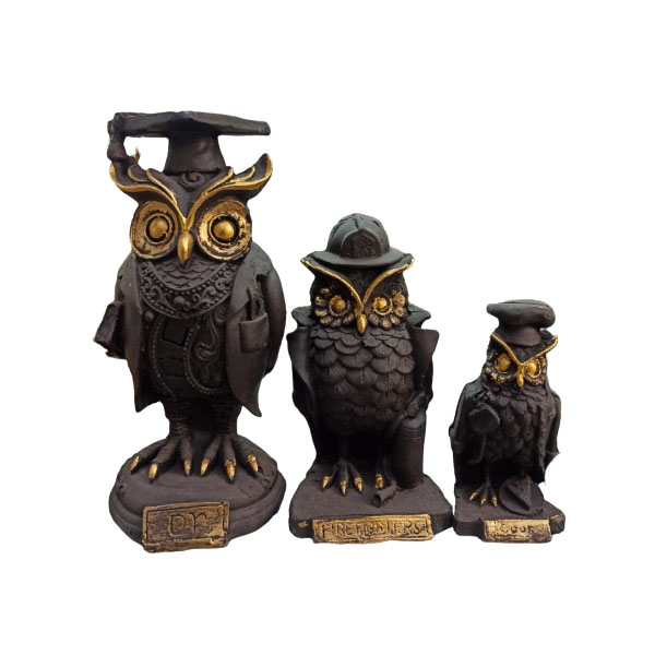 مجسمه مدل جغد مجموعه 3 عددی