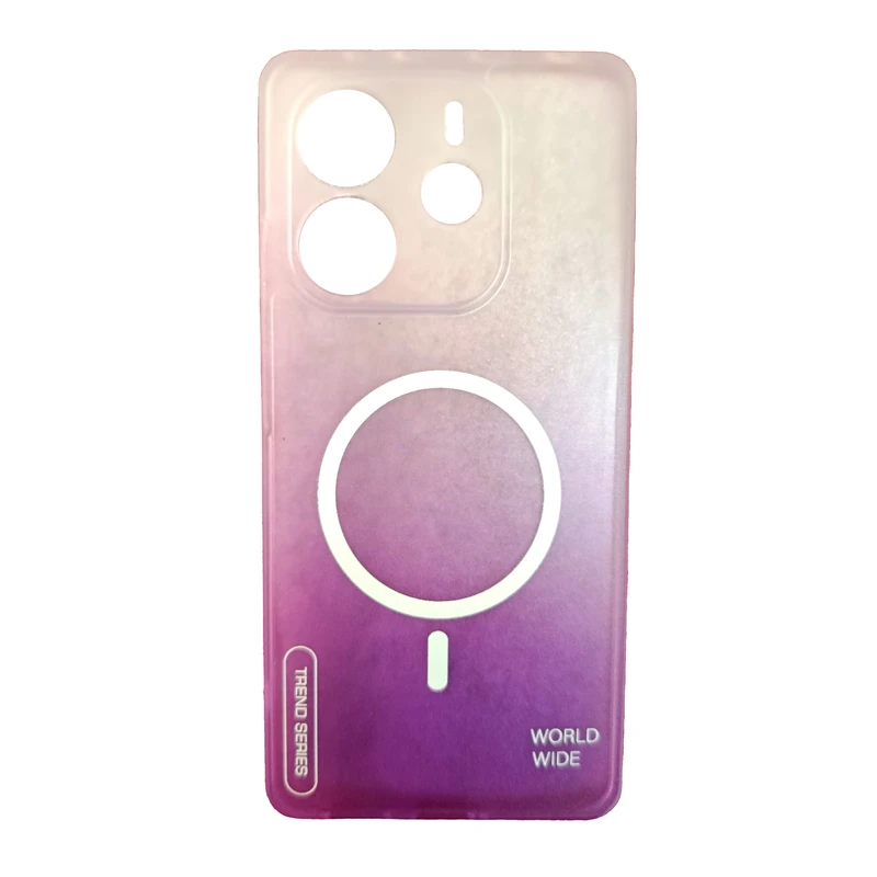 کاور طرح MagSafe مدل کالر مناسب برای گوشی موبایل شیائومی Redmi Note 14 4G