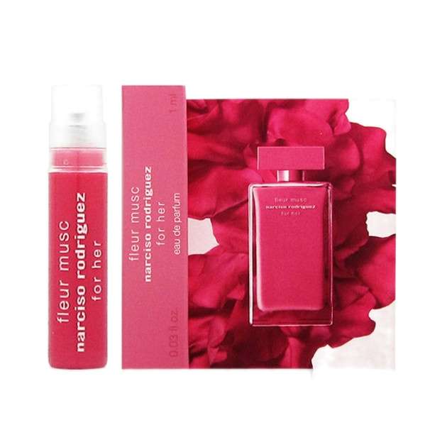 عطر جیبی زنانه نارسیسو رودریگز مدل fleur musc For Her Eau de PARFUM حجم 1 میلی لیتر