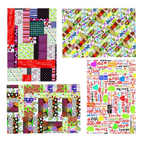 کاغذ کادو تیما مدل Carpet مجموعه 4 عددی