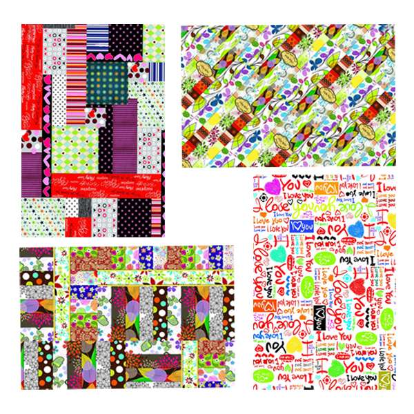 کاغذ کادو تیما مدل Carpet مجموعه 4 عددی