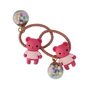 کش مو زنانه مدل عروسکی آکواریومی کد 40533 بسته 2 عددی