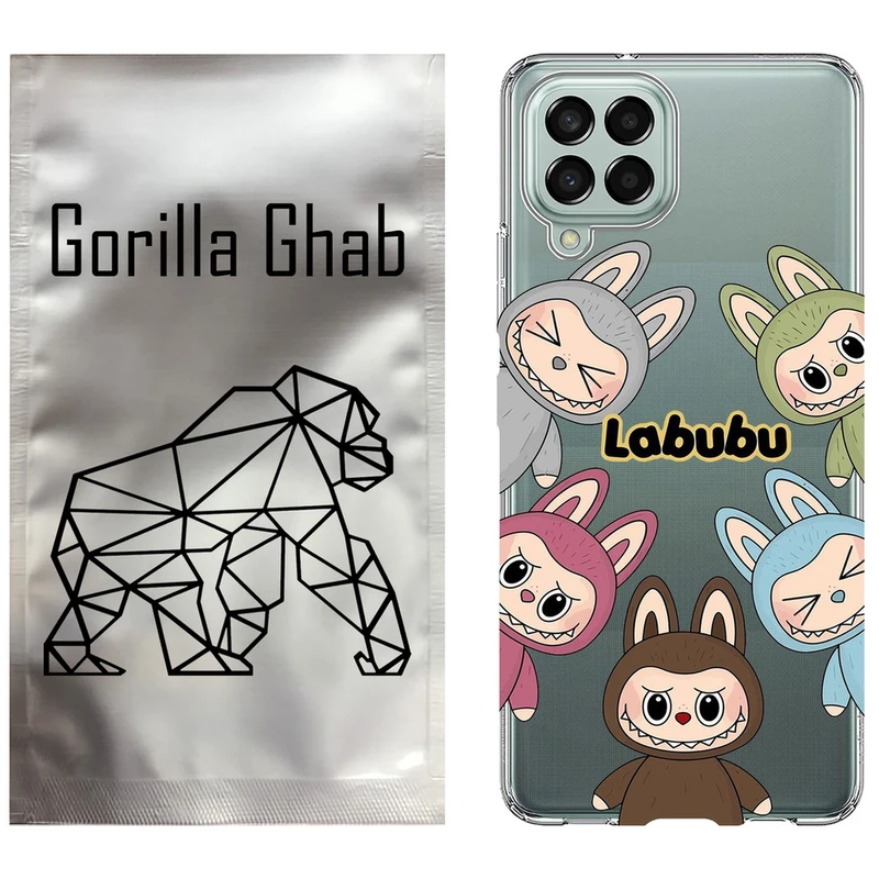 کاور گوریلا قاب مدل CLG کد 102 طرح لبوبو Labubu مناسب برای گوشی موبایل سامسونگ Galaxy M33