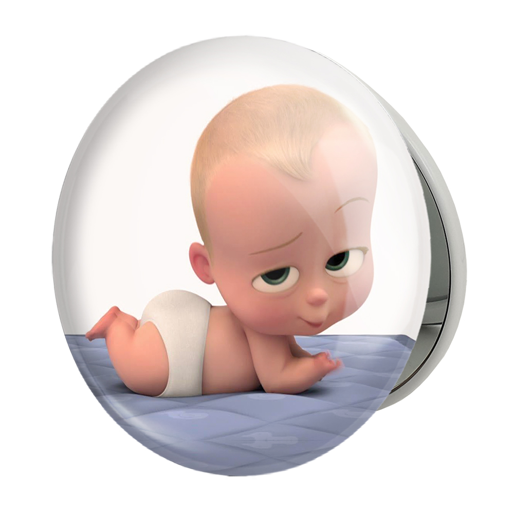 آینه جیبی خندالو طرح انیمیشن بچه رئیس The Boss Baby مدل تاشو کد 1371 