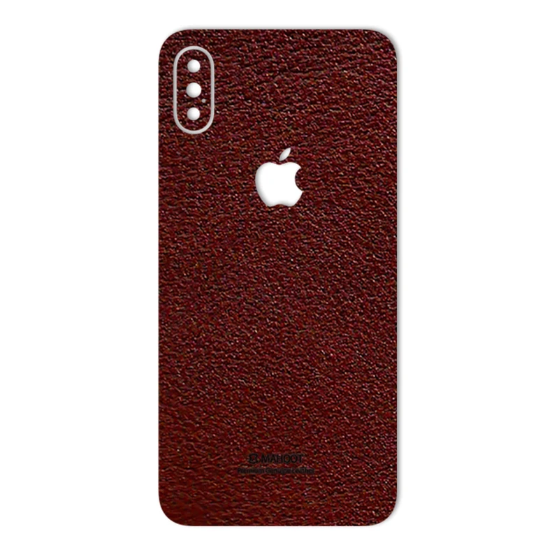 برچسب پوششی ماهوت طرح Natural-Leather مناسب برای گوشی موبایل اپل iPhone XS