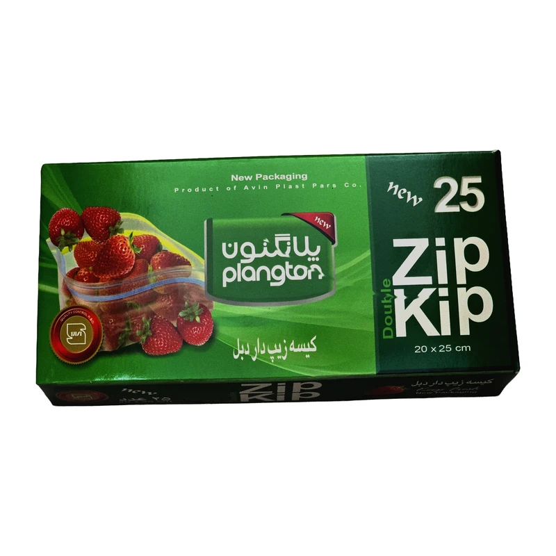 کیسه زیپ دار پلانگتون مدل Z25 - بسته 25 عددی