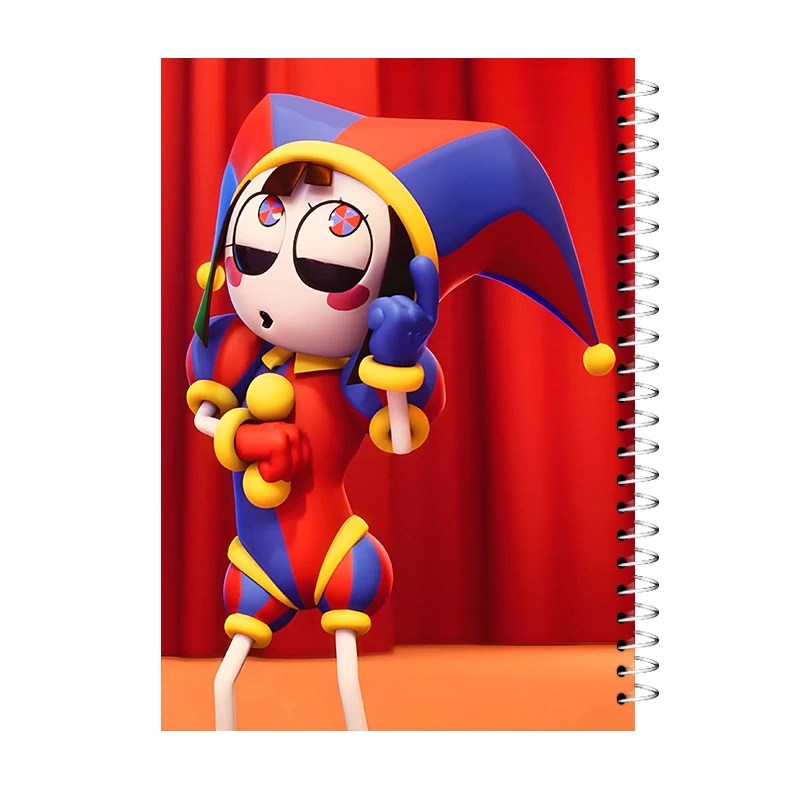 دفتر مشق 60 برگ آی چاپ مدل سیرک دیجیتال شگفت انگیز طرح پامنی کد 995