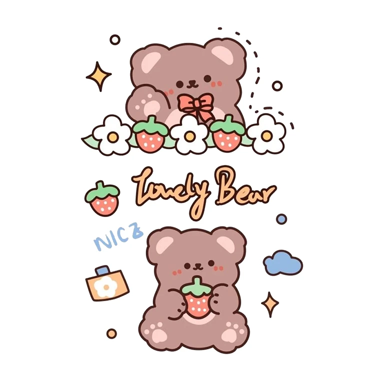 استیکر پارچه و لباس پاد آفرین مدل کارتونی کد S2004