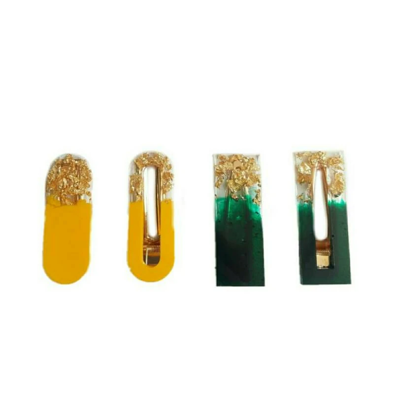 گیره مو دخترانه مدل رزینی مجموعه 4 عددی