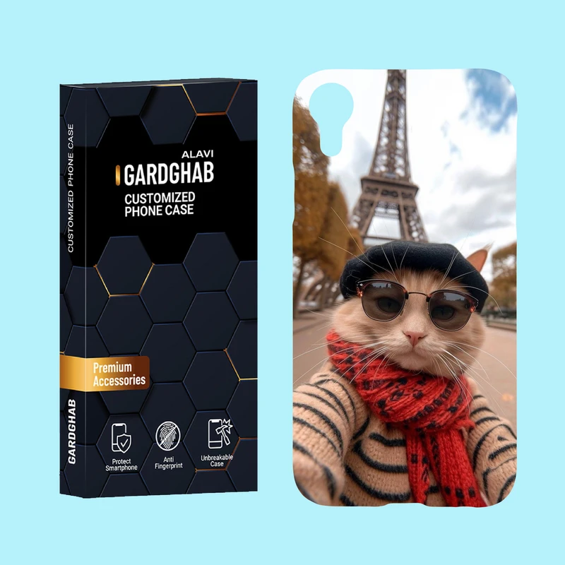 کاور گارد قاب علوی مدل هنری مناسب برای گوشی موبایل اپل iPhone XR