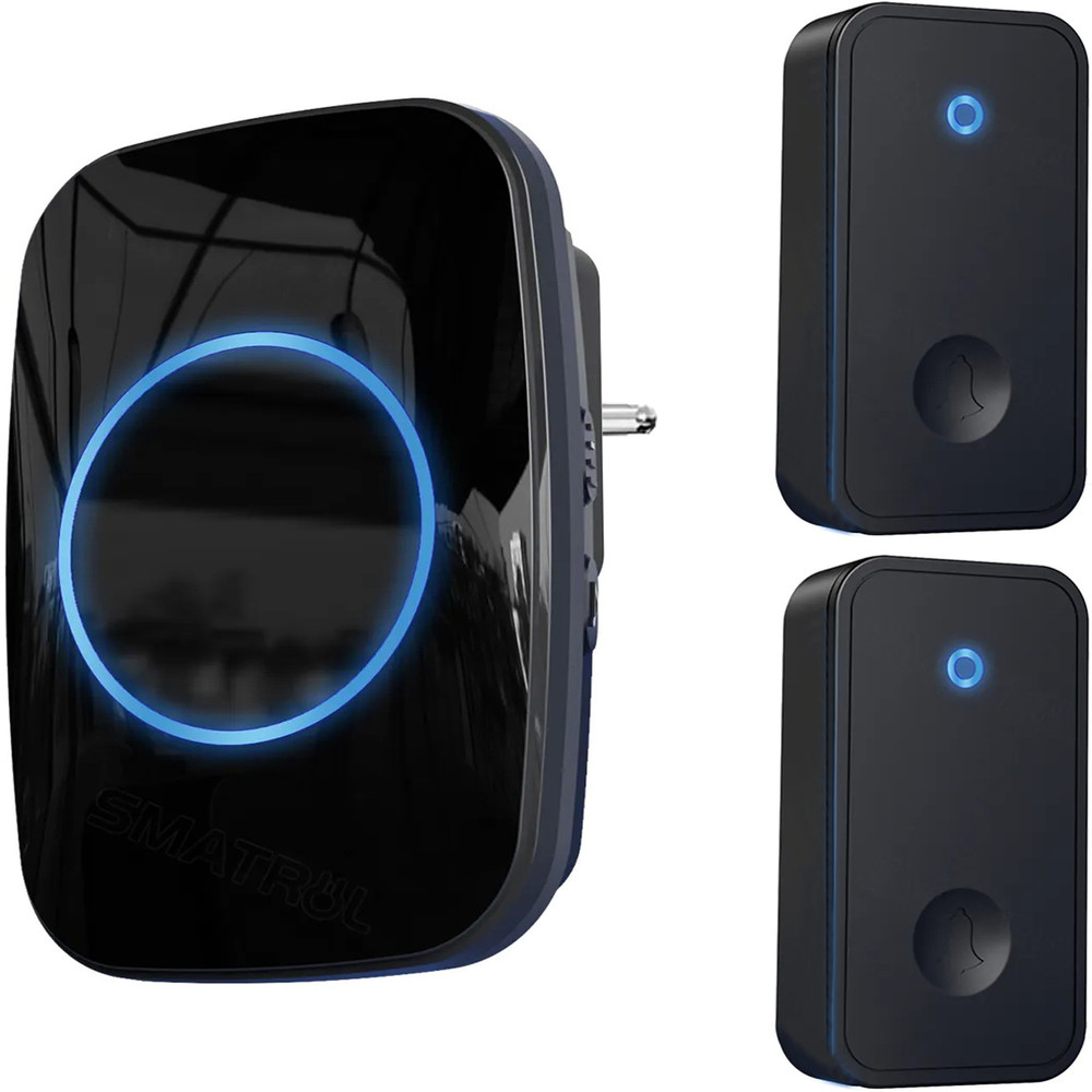 زنگ بی سیم مدل دو شستی خودشارژ