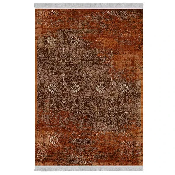 فرش پارچه‌ای دفه مدل فرشینه طرح مدرن کد 571