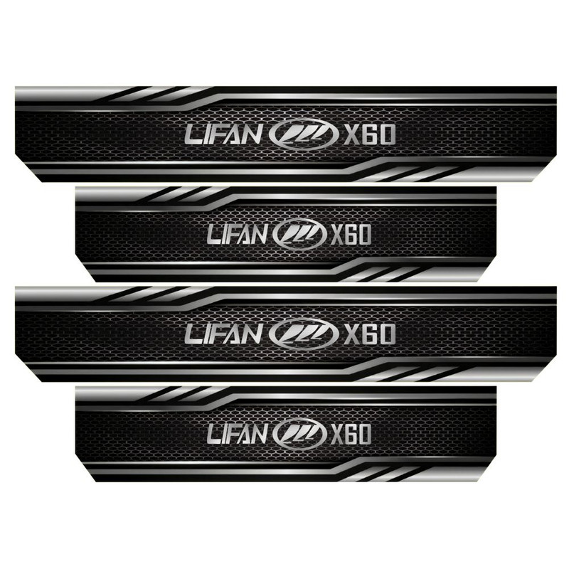 برچسب پارکابی خودرو رایسان کد SP2028 مناسب برای لیفان X60 بسته 4 عددی