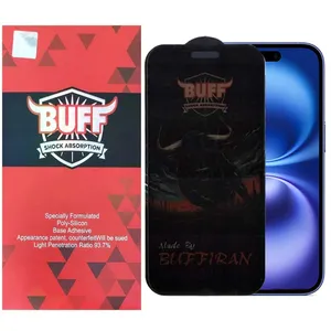 Buff BullRun Privacy Pro Glass Screen Protector For Apple iPhone 16/15