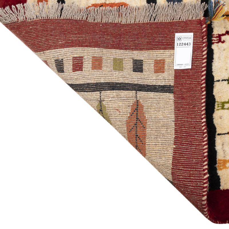 گبه دستباف یک متری سی پرشیا کد 122443