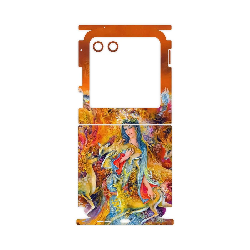برچسب پوششی ماهوت مدل Persian miniature 2-FullSkin مناسب برای گوشی موبایل موتورولا Razr 40 Ultra