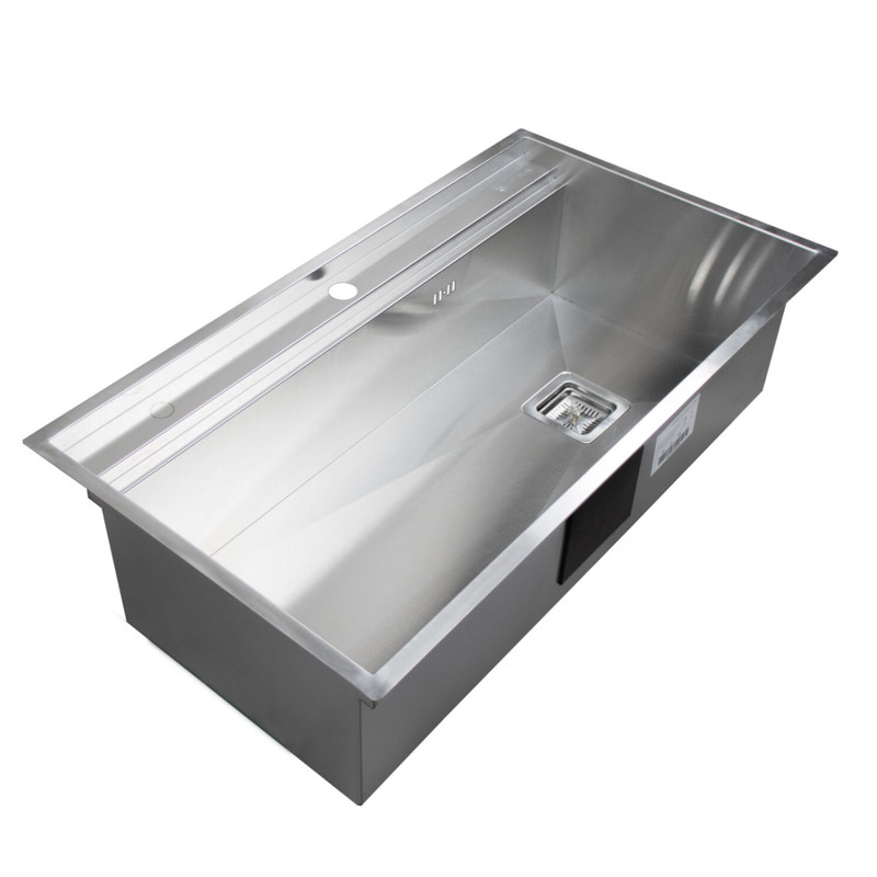 سینک ظرفشویی استیل توکار یک لگنه کمتال مدل A-90