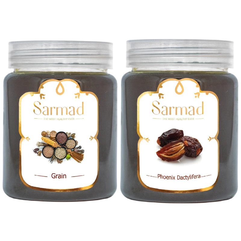 شیره انگور و شیره خرما سرمد - 650 گرم بسته 2 عددی