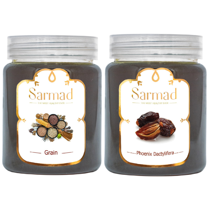 شیره انگور و شیره خرما سرمد - 650 گرم بسته 2 عددی
