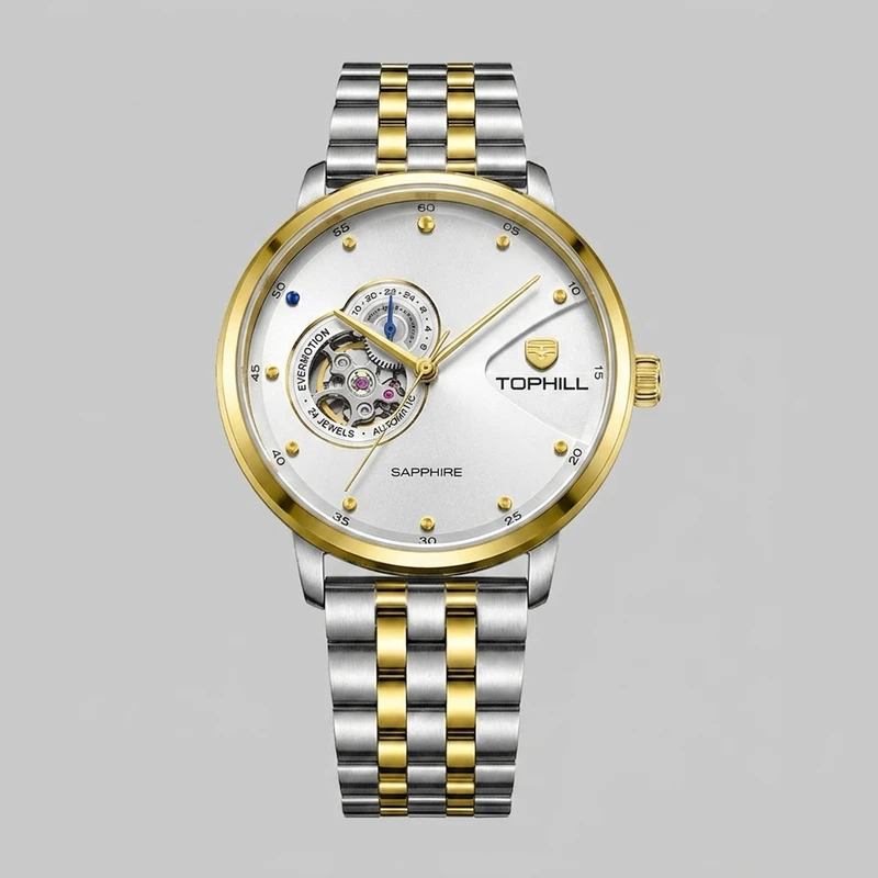 ساعت مچی عقربه‌ای اتوماتیک مردانه تاپ هیل مدل TW060G.S6658