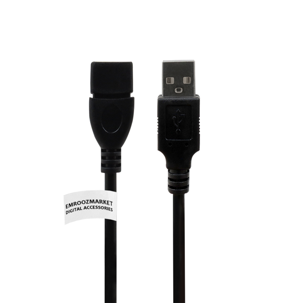 کابل افزایش طول USB 2.0 امروزمارکت مدل EM25D03 طول 1.5متر