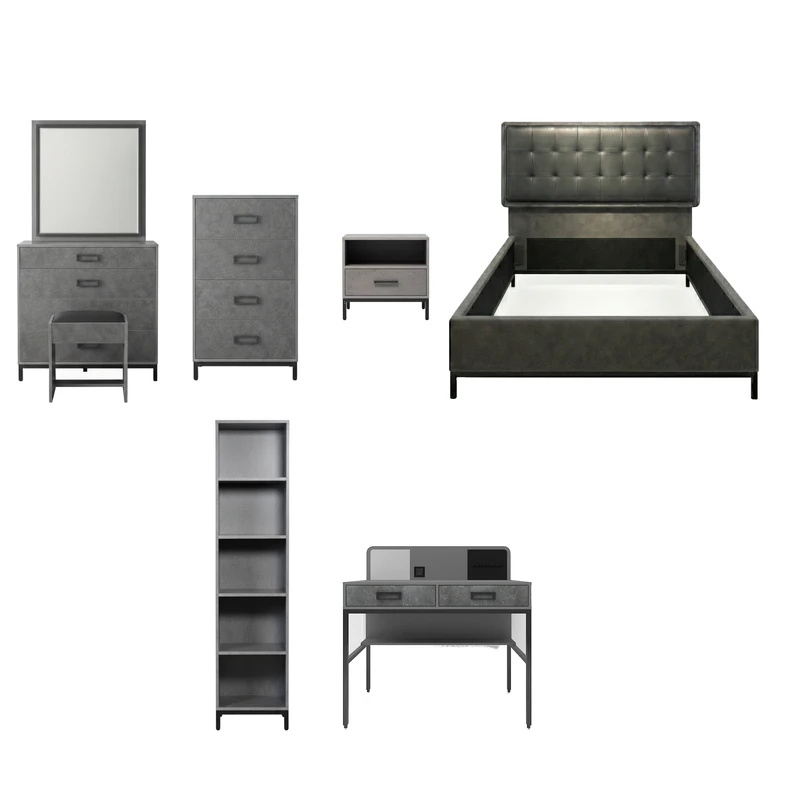 سرویس تخت خواب آرنا مدل 252 یک نفره 7 تکه