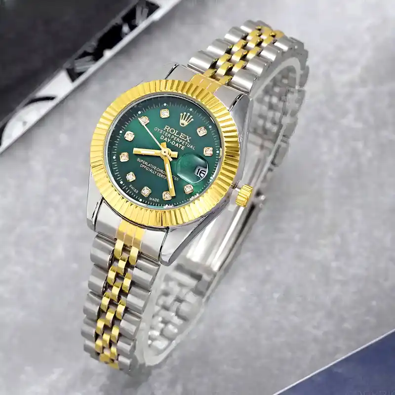 ساعت مچی عقربه ای زنانه  مدل دیت جاست تقویم دار