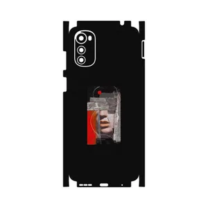 MAHOOT Collage of Mouth-FullSkin Cover Sticker for Motorola Moto E32s