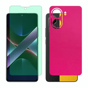 Glass Together model Green light screen protector suitable for Xiaomi Poco X7 Pro mobile phone with back cover sticker