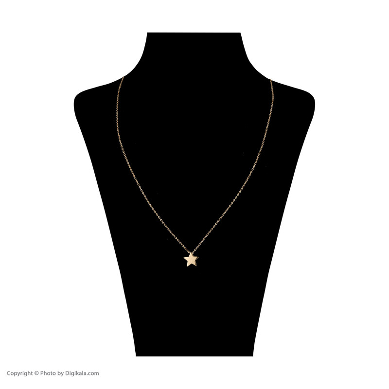 گردنبند طلا 18 عیار زنانه مایا ماهک مدل MM1751 طرح ستاره