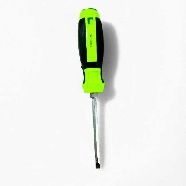  پیچ گوشتی ضربه خور مدل BS TOOLS دو طرفه(یک سر دوسو و یک سر چهار سو) سایز ۱۰۰×۶ بسته 1 عددی
