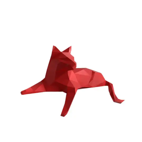 مجسمه مدل گربه گرافیکی