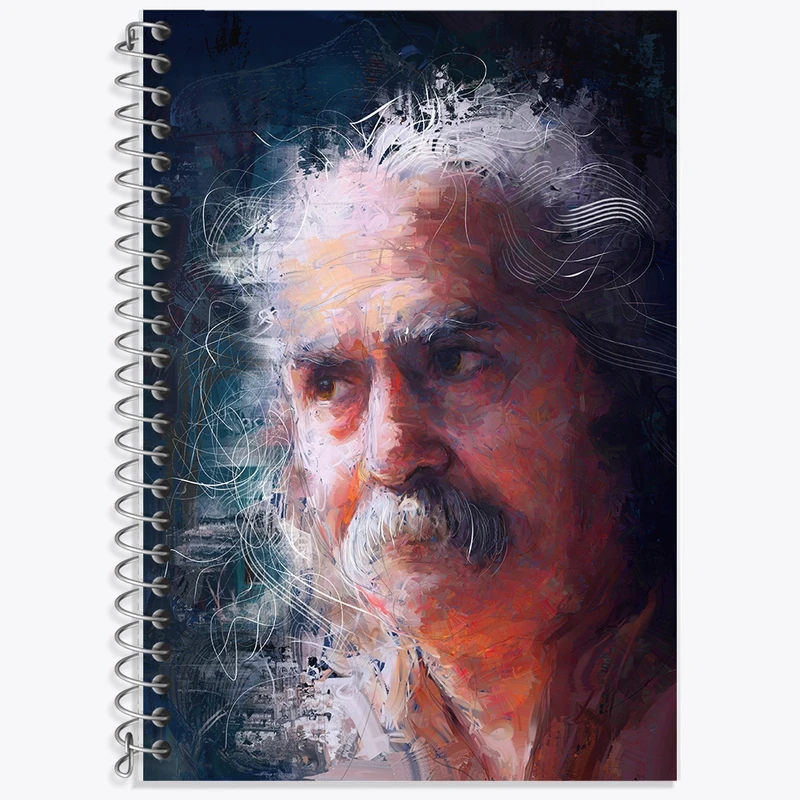 دفتر زبان 50 برگ خندالو مدل سه خط طرح اخوان ثالث کد F1086