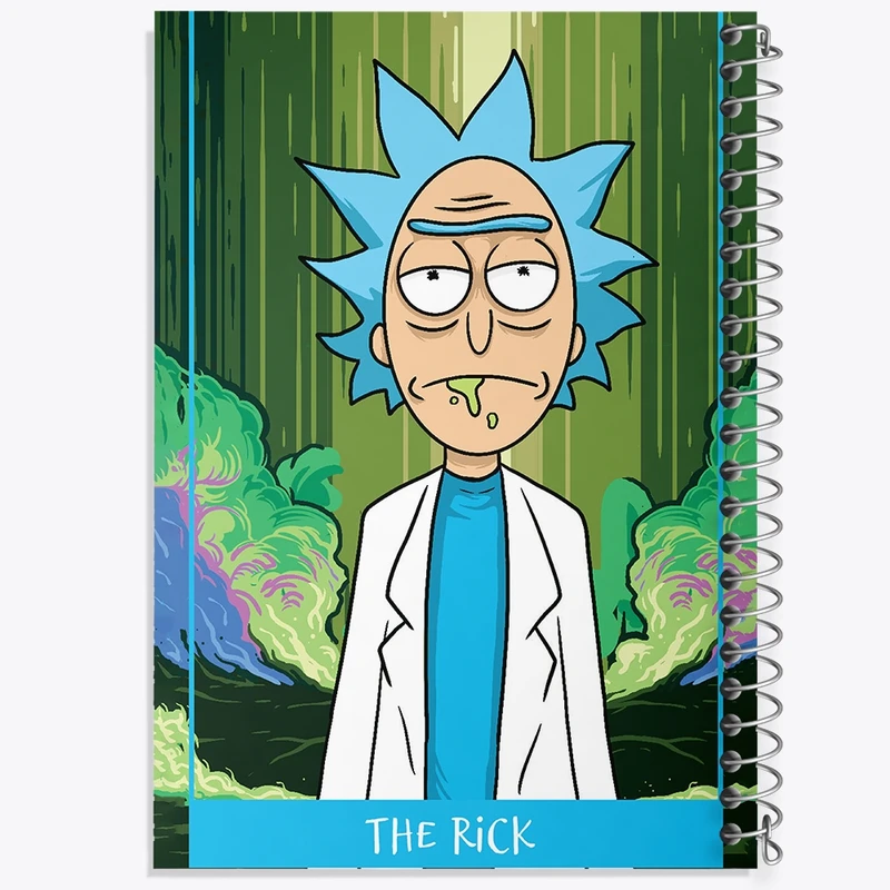 دفتر نقاشی 50 برگ خندالو طرح ریک (Rick) کد F957