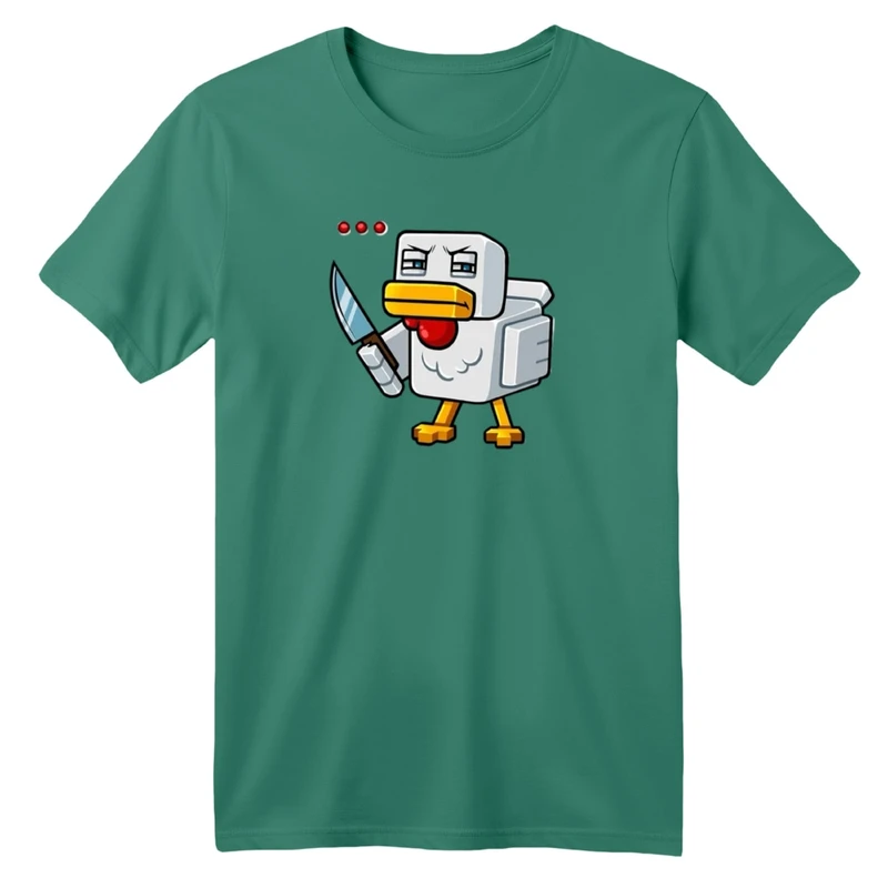 تی شرت آستین کوتاه بچگانه مدل ماینکرفت کد 04